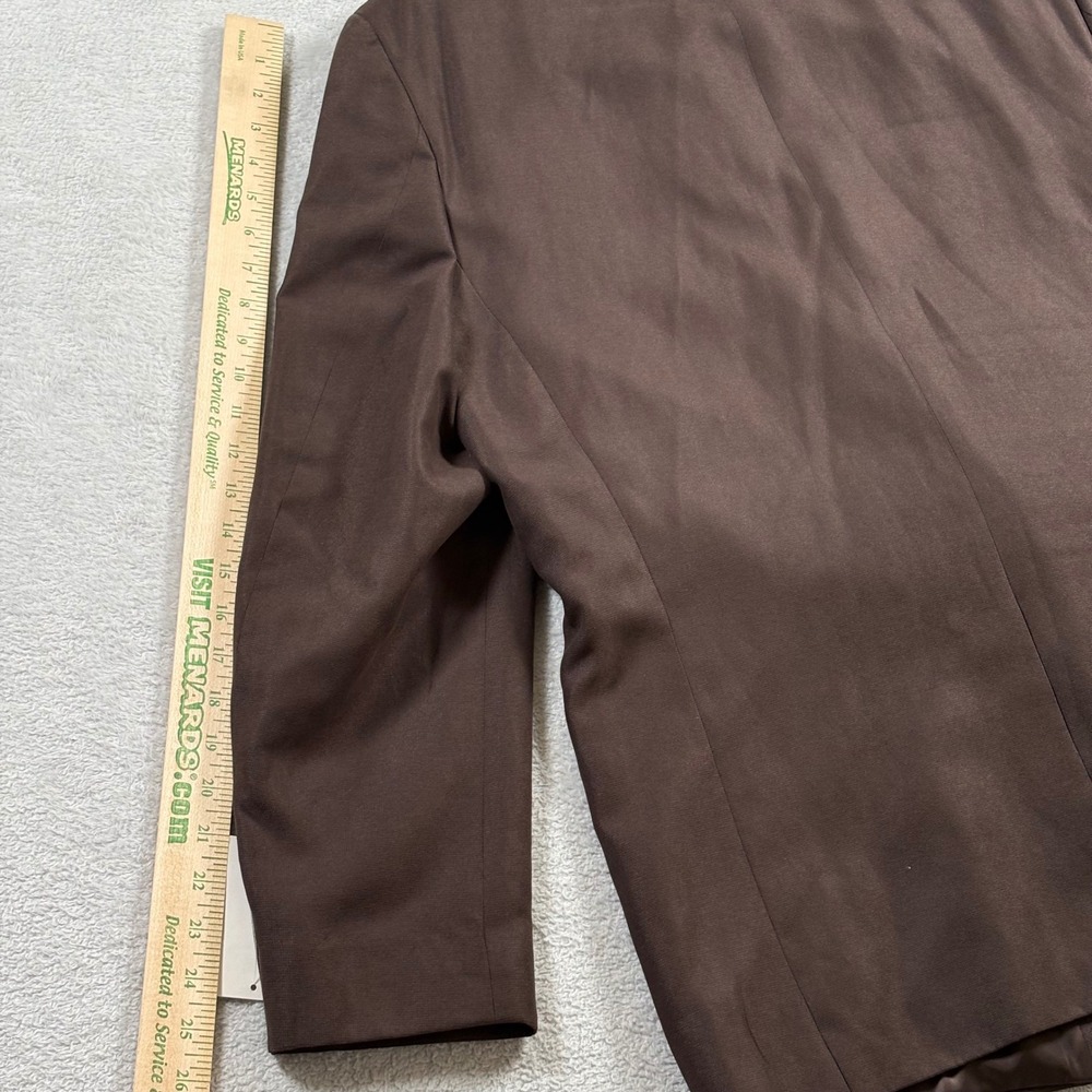 Chaps Mens Dark Brown 2-Button Blazer Sport Coat 46R New - Picture 7 of 9